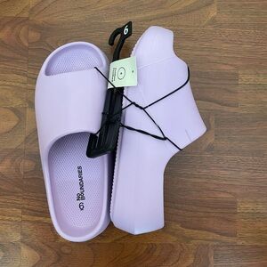 No Boundaries Light Purple Slide Sandals